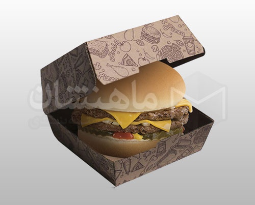 جعبه همبرگر (کد کالا ۶۰۳)